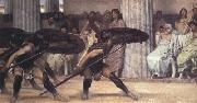 Alma-Tadema, Sir Lawrence A Pyrrhic Dance (mk23) oil